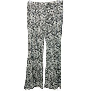 Joey B. Women's Black/White Zig Zag Patterned Flared Pants XL